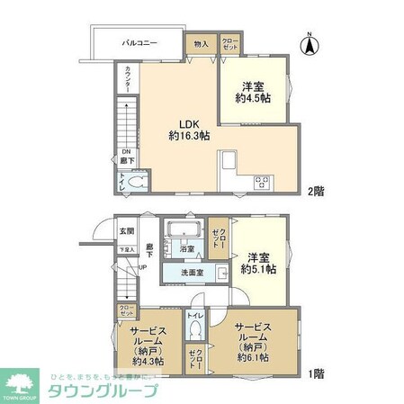 Kolet片倉#08の物件間取画像